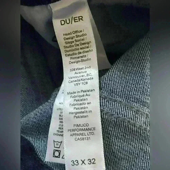 DU/ER Women’s Performance Denim Triple Slim Straight Stretchy Jeans Size… - Picture 9 of 9